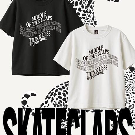 Think less stupid more TEE(BLACK)