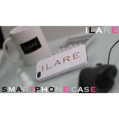 ILARE ロゴ/スマートフォンケース/iPhoneケース/全機種対応可/ホワイト/通常価格¥4860