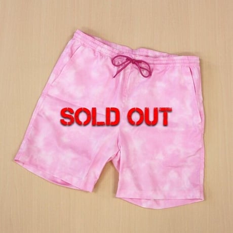 日本製/サーフショーツ/スカイブルー/スイムショーツ/国内生産/コットン/リゾート/オラオラ