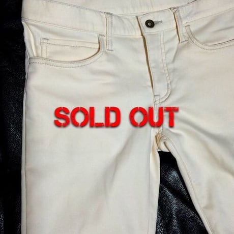 日本製/ジョグクロス/ストレッチスキニ/アイボリー