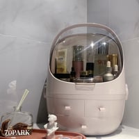 【即納】#ポータブル 大容量 コスメ ボックス 全2色 メイク 収納