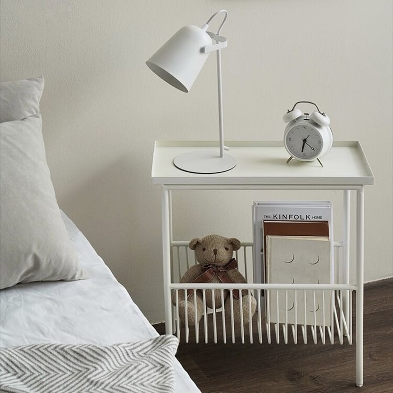 モノトーン 収納 マガジン ラック サイドテーブル 全2色 | 70PARK