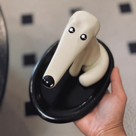 #モノトーン ドッグ モチーフ キー トレイ 犬 鍵 収納 玄関