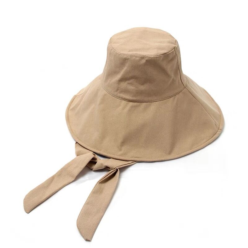 即納】#ロングリボン つば広 バケットハット 全3色 帽子 | 70PARK