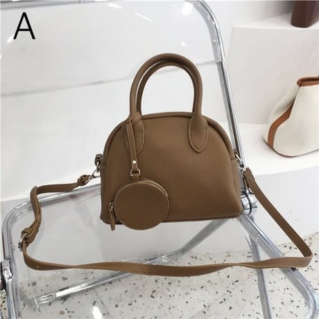 【即納】#コインケース付 ミニ ボストン バッグ 全3色 ショルダー
