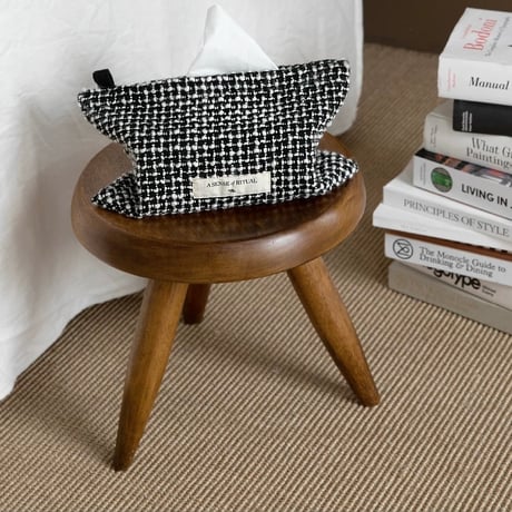 #ツイード ミックス ティッシュケース 全3色 カバー 吊り下げ