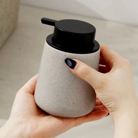 #泡タイプ ハンドソープ ブラック ポンプ ディスペンサー 全3色