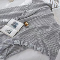 【即納】#ワッフル コットン マルチカバー ブランケット 全4色