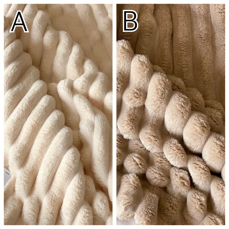 ストライプ ポコポコ ブランケット 全2色 150×200 毛布 | 70PARK