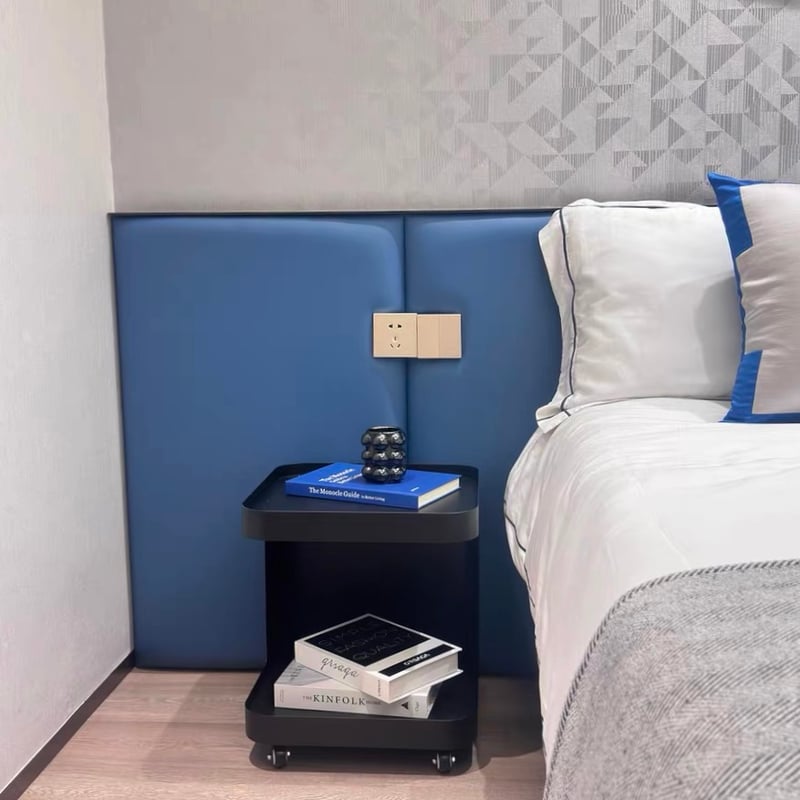 キャスター付 コの字 収納 サイドテーブル 全3色 ワゴン | 70PARK