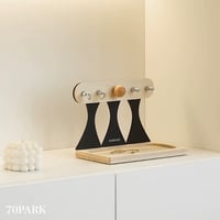 #モノトーン ウッド アクセサリー 鍵 スタンド トレイ 全2種 収納 小物置き