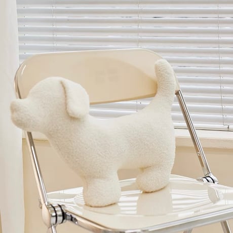 #もこもこ ドッグ クッション 抱き枕 全2色 犬 ぬいぐるみ 50cm
