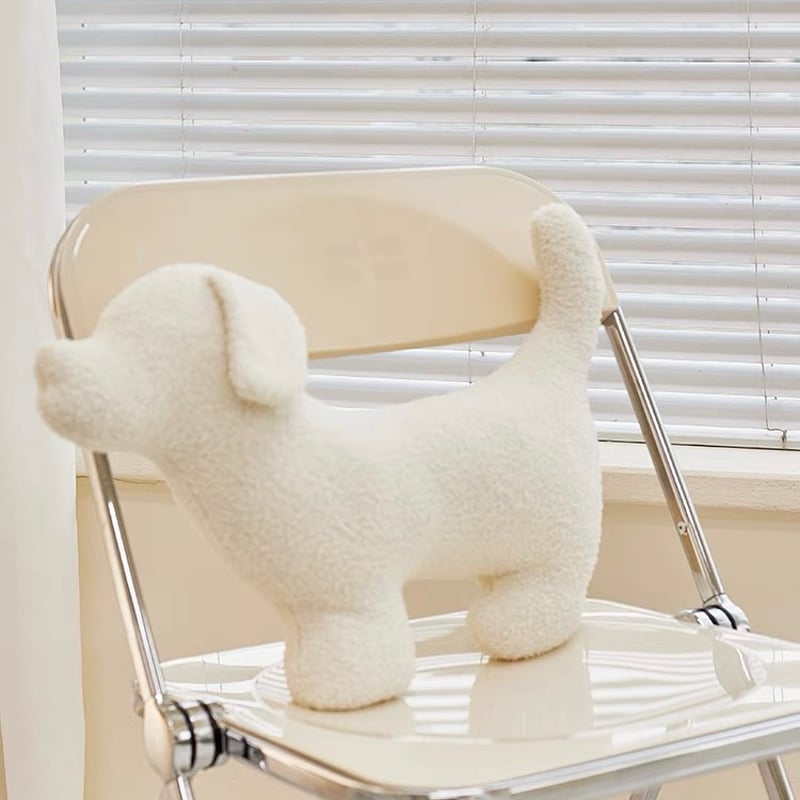 もこもこ ドッグ クッション 抱き枕 全2色 犬 ぬいぐるみ 50cm | 70PARK