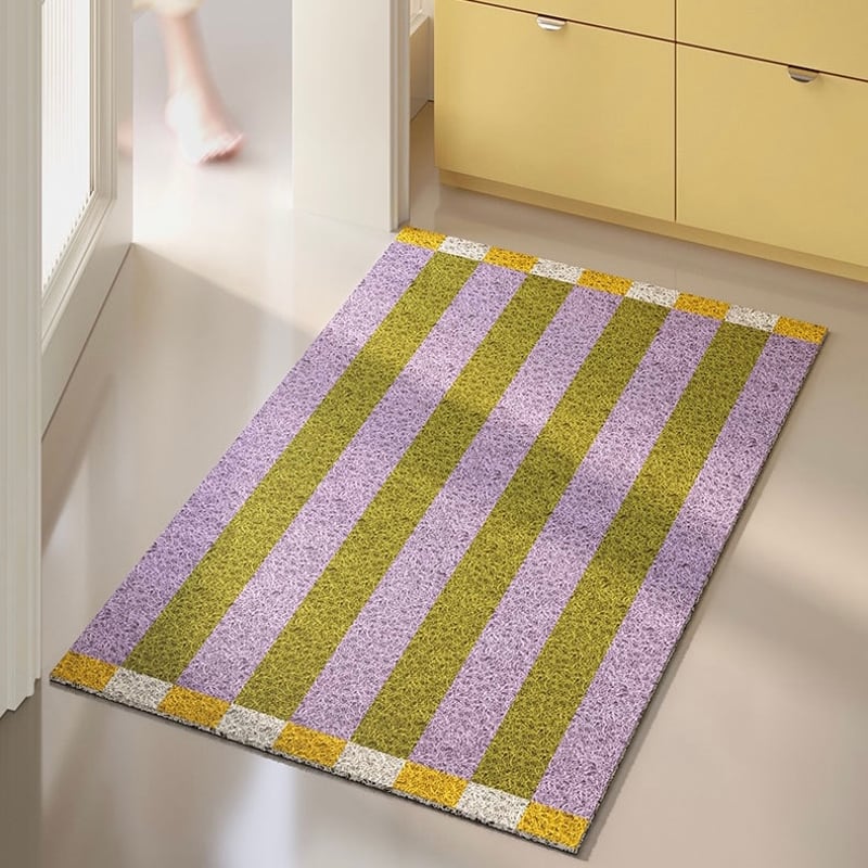 多色ストライプラグ rug-03073 カラー ストライプ ラグ 80cm×120cm | ART OF BLACK