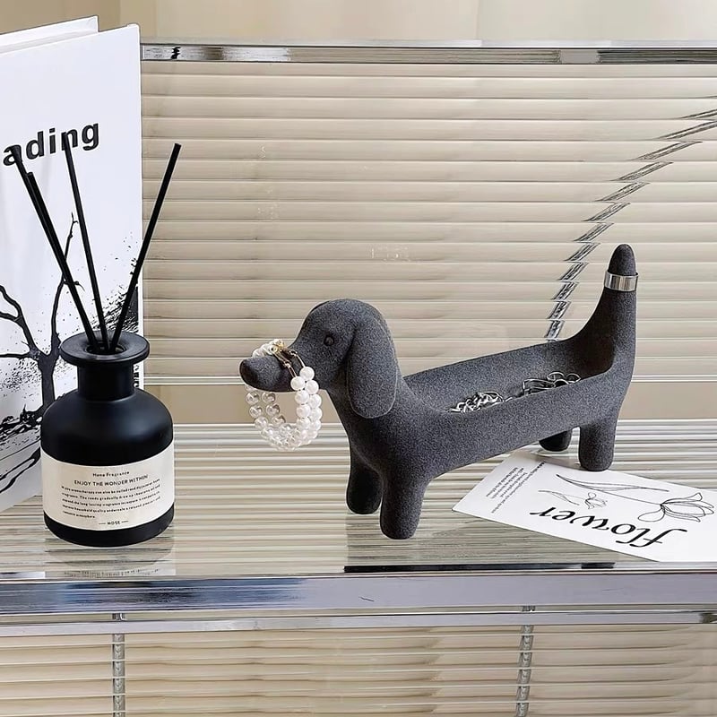 ダックスフンド モチーフ アクセサリー トレイ 全3色 犬 | 70PARK