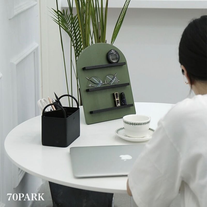 即納】#アーチ型 ディスプレイ スタンド ボード 全5色 小物置き | 70PARK
