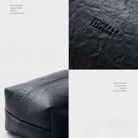 #フェイクレザー シンプル ティッシュケース 全2色