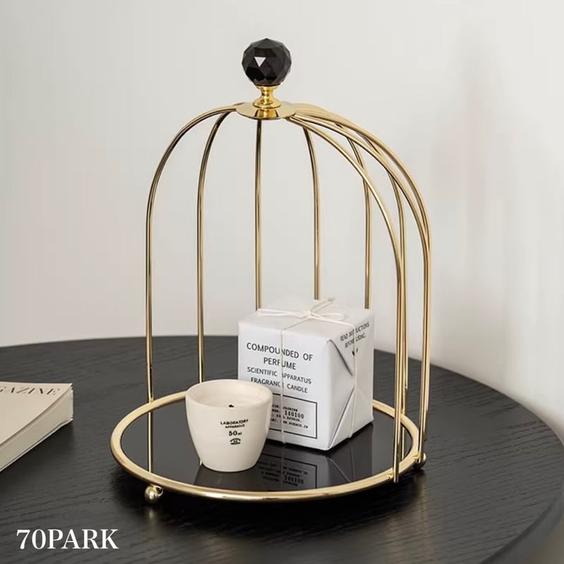 鳥かご風 一段 収納 ディスプレイラック 全2種 コスメ収納 | 70PARK 鳥かご風 一段 収納 ディスプレイラック 全2種 コスメ収納 | 70PARK
