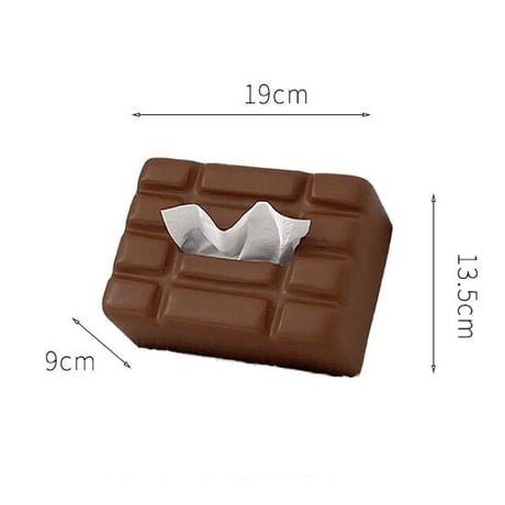 #セラミック 板 チョコレート モチーフ ティッシュケース