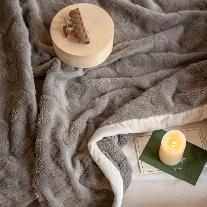 【新品未使用】竹繊維　毛布　ブランケット 　ブラウン　花柄 楽天市場】竹布 ブランケットの通販