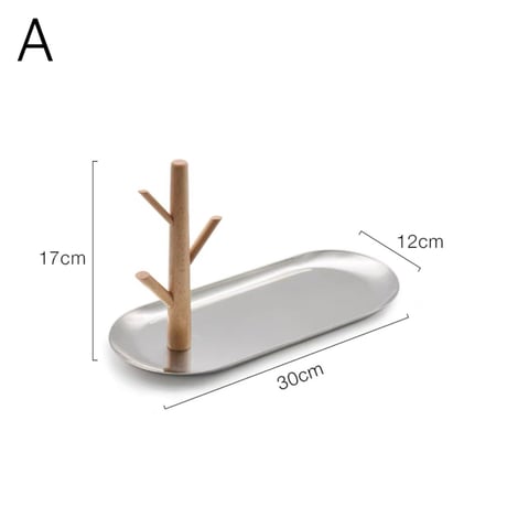 #ツリー型  アクセサリー 鍵 スタンド トレイ 全2タイプ