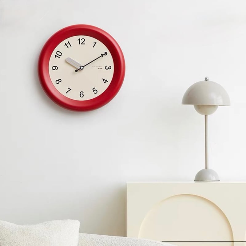 チャビー フレーム ラウンド クロック 全3色 壁掛け時計 | 70PARK