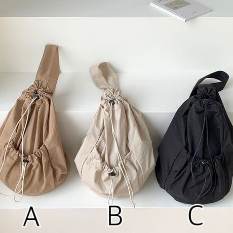 【即納】#ワンショルダー ドロスト バックパック 全3色 撥水