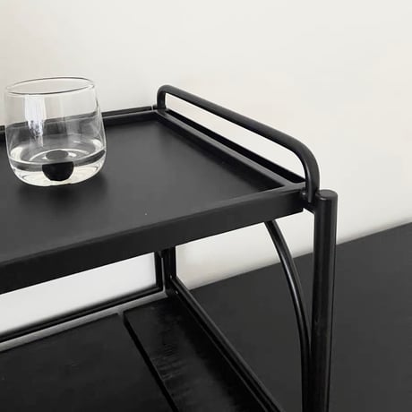 #折り畳み カフェ トレイ ベッドテーブル 全2色 サイドテーブル