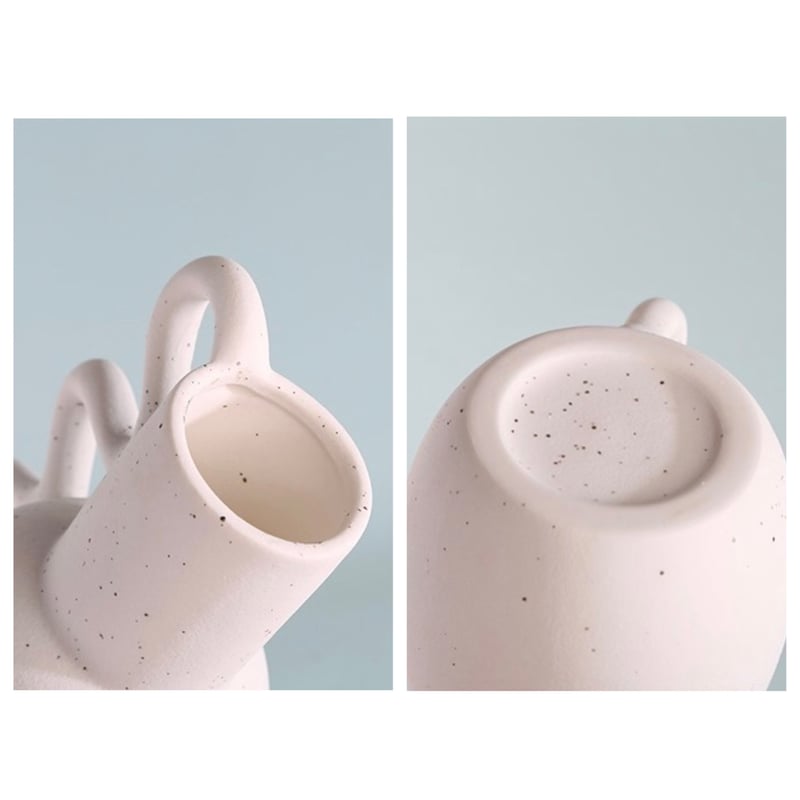 ウエーブ 持ち手 フラワーベース 全2タイプ 花瓶 | 70PARK