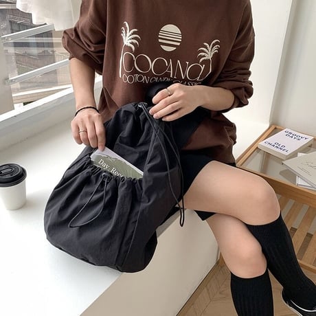 【即納】#ワンショルダー ドロスト バックパック 全3色 撥水