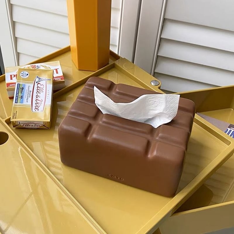 セラミック 板 チョコレート モチーフ ティッシュケース | 70PARK