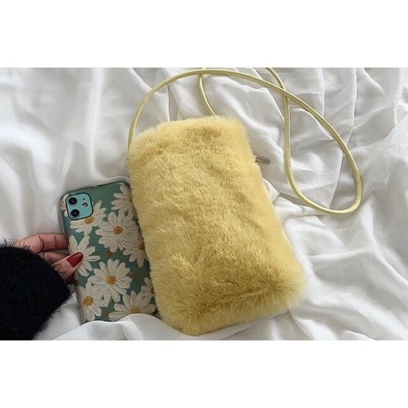 CACTUS PLANT FLEA MARKETフェイクファー ショルダーバッグ CACTUS PLANT FLEA MARKETフェイクファー ショルダーバッグ