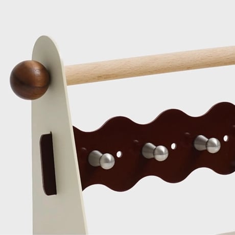 #持ち手付き ウエーブ アクセサリー 鍵 スタンド トレイ 全3色 収納 小物置き