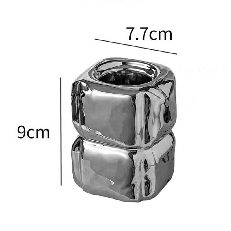 キューブ セラミック ブラシスタンド 全3色 ペン立て | 70PARK