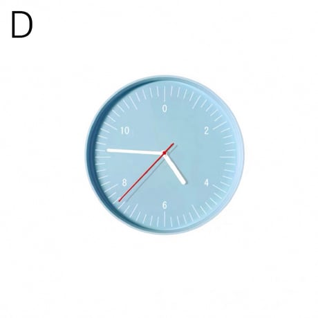 #パステル カラー ラウンド クロック 全4色 壁掛け時計