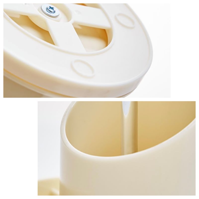 360度 回転 カバー付き ブラシスタンド 全2色 ペン立て | 70PARK