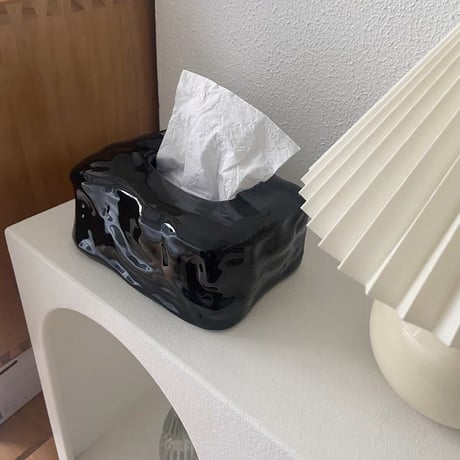 【即納】#ニュアンスデザイン セラミック ティッシュケース 全4色