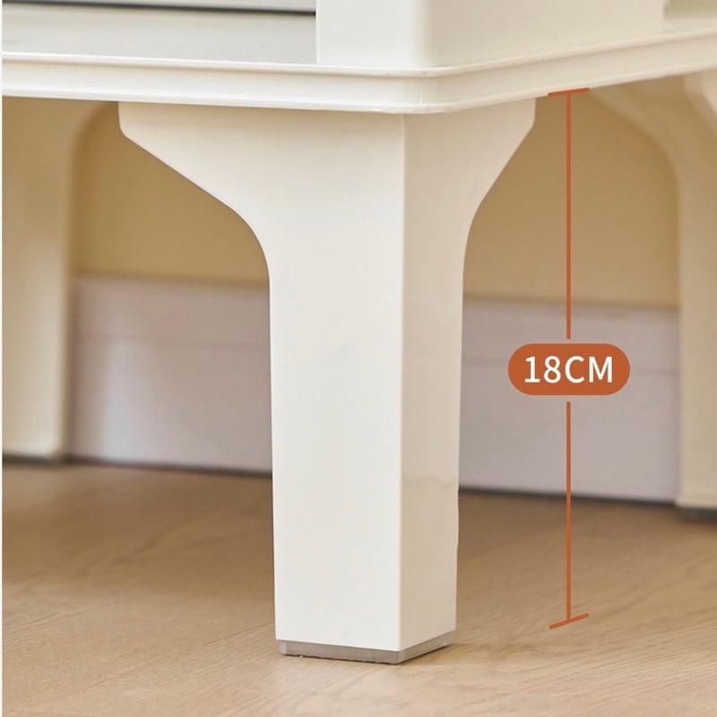 脚付き カーブ 三段 収納 ディスプレイ ラック サイドテーブル | 70PARK