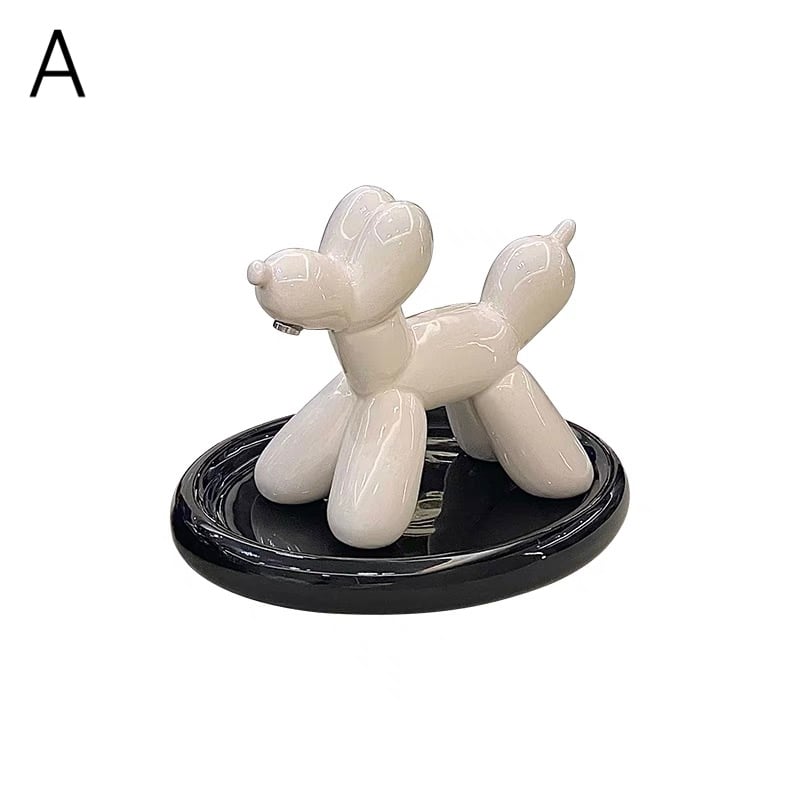 バルーン ドッグ モチーフ キー トレイ 全2色 犬 鍵 収納 玄関 | 70PARK