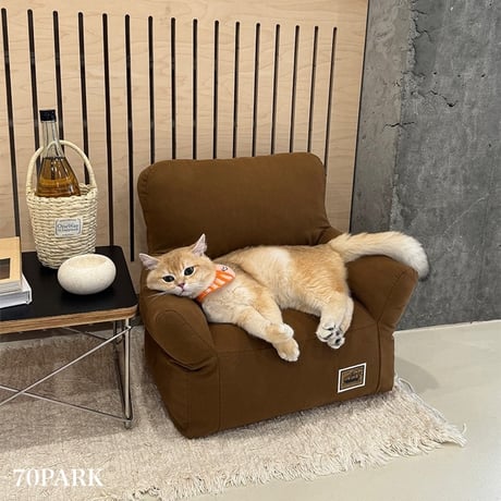 #ふんわり 小型 無地 ペットソファ 全2色 犬 猫 ペットベッド ペット用品 ペットクッション 洗える