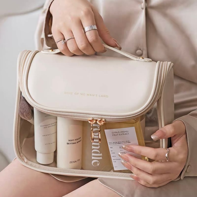 大容量 防水 コスメ 収納 ポーチ トラベル スパバッグ | 70PARK