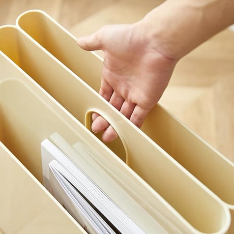 #4ポケット マガジンラック 全4色 収納 ブックスタンド