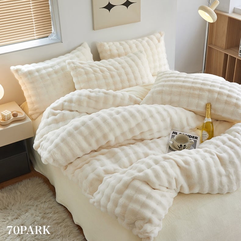 Rady レディー バイカラー もこもこ ベッドカバー fit=scale-down,w=1200