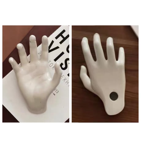 #ハンド セラミック オブジェ アクセサリー 収納 トレイ