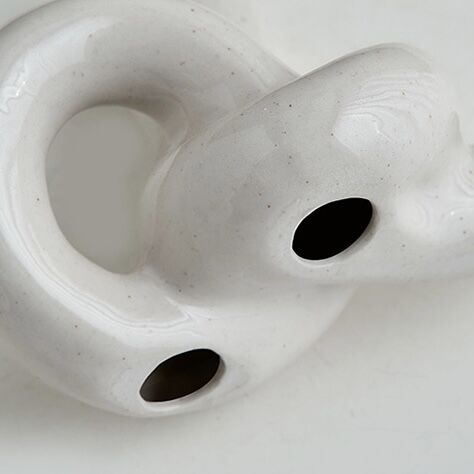 ノット デザイン セラミック キャンドルホルダー 全2種 | 70PARK