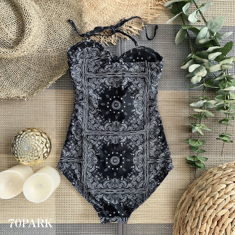 試着のみ　Lamp gloves ペイズリー柄 Mサイズ 黒 LAMP GLOVES ペイズリー柄 Mサイズ ブラック Lamp gloves -Utility