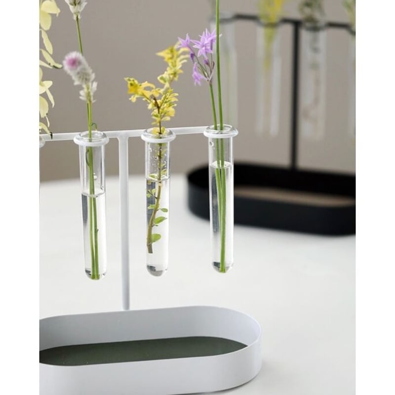 一輪挿し 試験管付き 収納 トレイ 全2色 小物入れ 花瓶 | 70PARK
