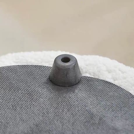 #ブークレ ラウンド 二段 スツール 全2色 オットマン 高さ22cm