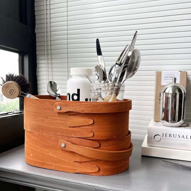 持ち手付き ウッド シェーカーボックス 収納 カゴ | 70PARK