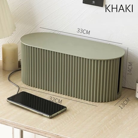 【即納】#電源タップ 収納 ケーブルボックス 全3色 2サイズ